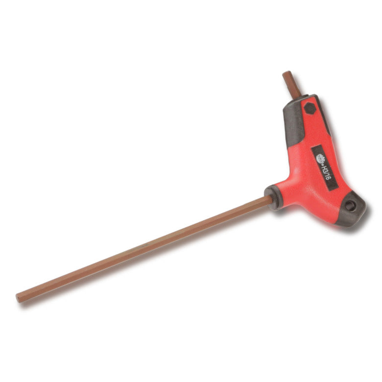 Bi-Material T-Handle Hex Key 3/16"
