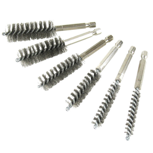 6-PC. Stainless Steel Bore Brush Set