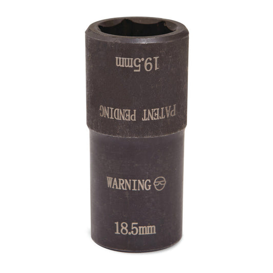 1/2" Drive 18.5mm/19.5mm Chrome-Capped Lug Nut Flip Socket