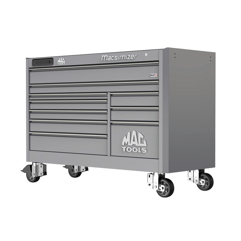 Macsimizer® 10-Drawer Workstation - Mica Gray