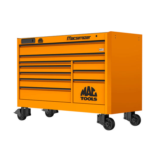Macsimizer® 10-Drawer Workstation - Fireball Orange