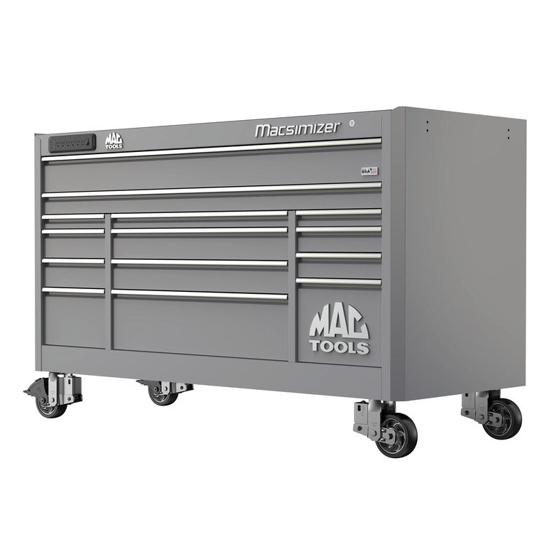 Macsimizer® 14-Drawer Workstation - Mica Gray