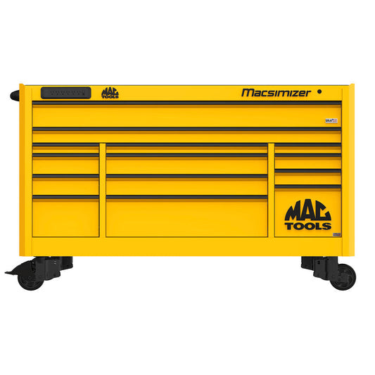 Macsimizer® Series 14-Drawer Workstation with PowerTech™ Drawer - Sunburst Yellow