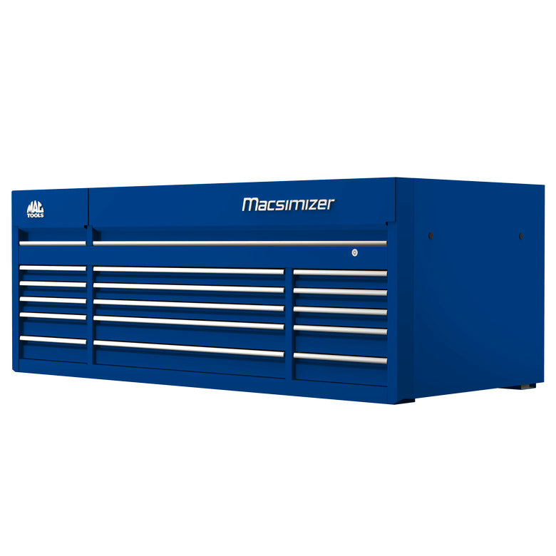 Macsimizer® 15-Drawer Top Chest - Sapphire Blue