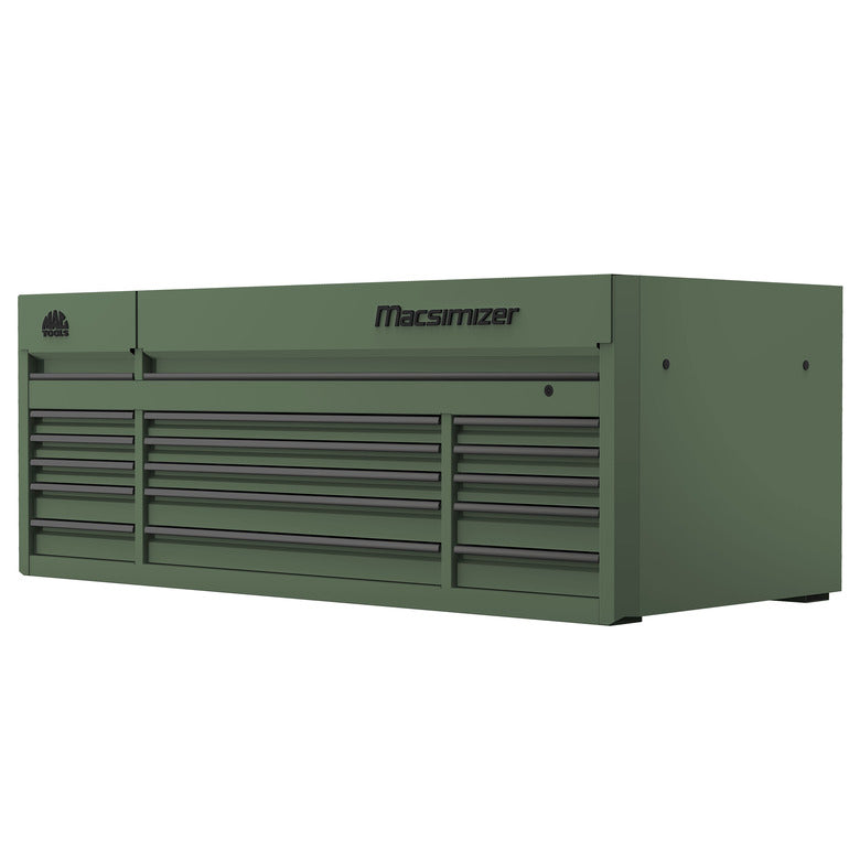 Macsimizer® 15-Drawer Top Chest - Olive Green