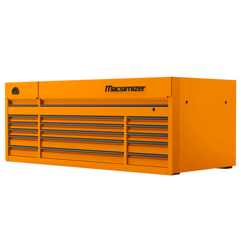 Macsimizer® 15-Drawer Top Chest - Fireball Orange