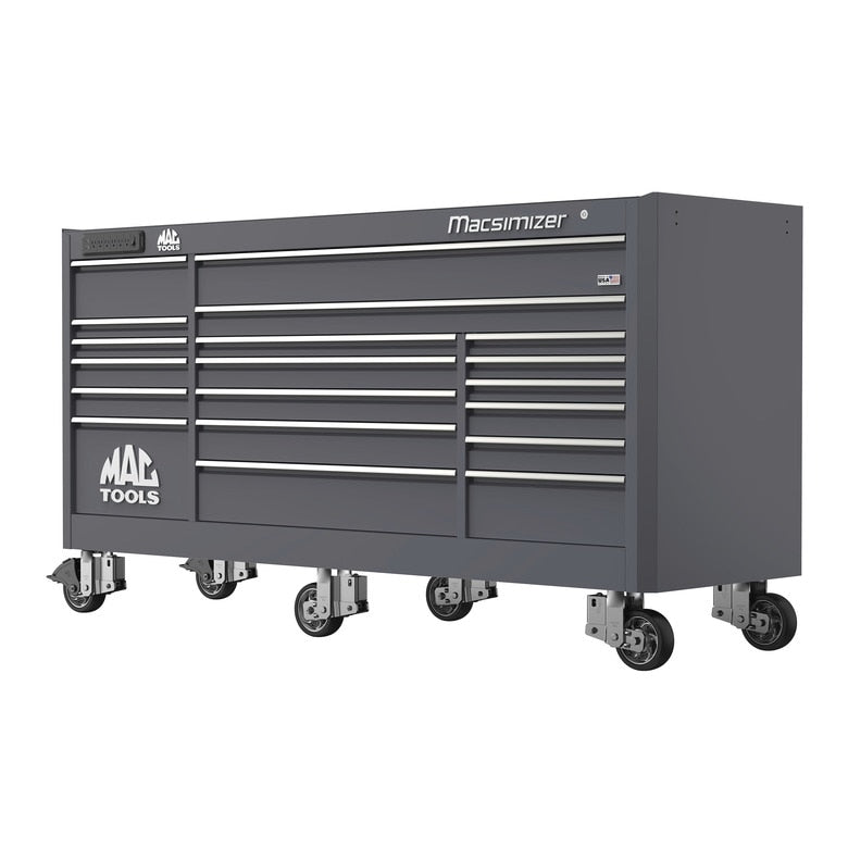 Macsimizer® 19-Drawer Workstation - Carbon Gray