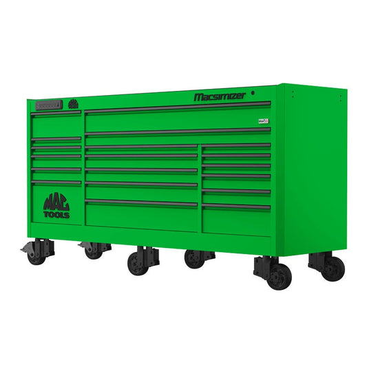 Macsimizer® 19-Drawer Workstation - Lime Green
