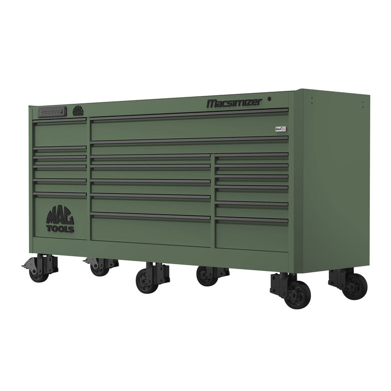 Macsimizer® 19-Drawer Workstation - Olive Green