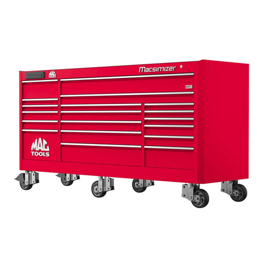 Macsimizer® 19-Drawer Workstation - Firebrick Red