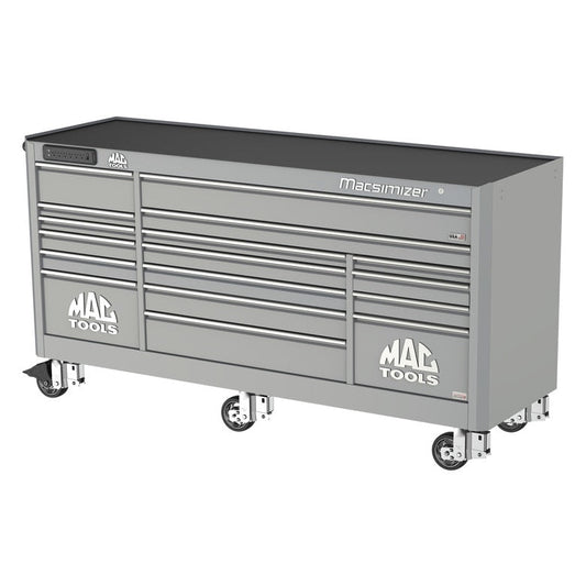 Macsimizer® 17-Drawer Workstation - Mica Gray