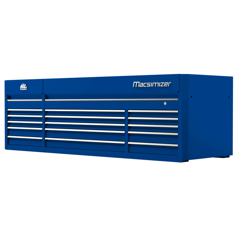 Macsimizer® 15-Drawer Top Chest - Sapphire Blue