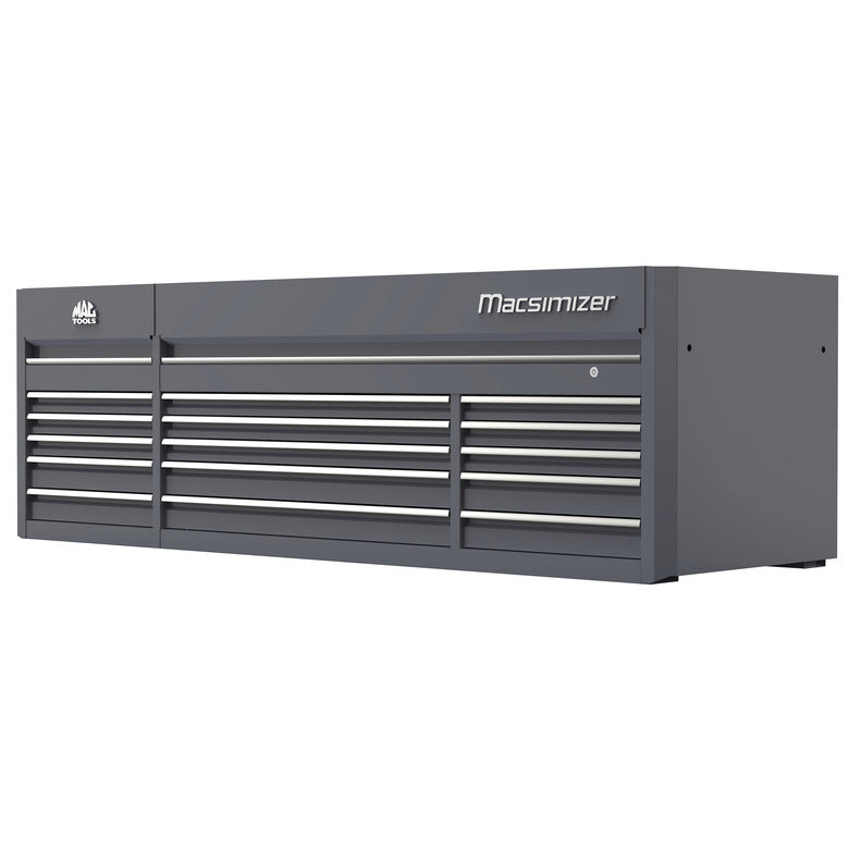Macsimizer® 15-Drawer Top Chest - Carbon Gray