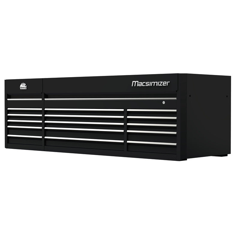 Macsimizer® 15-Drawer Top Chest - Flat Black