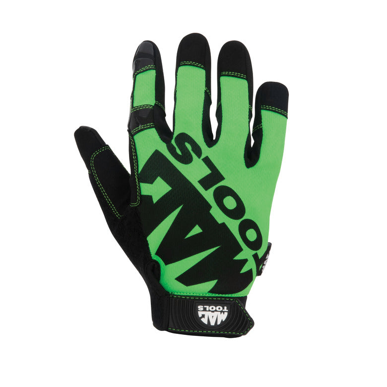 Grip Touch Gloves - Hi-Visibility Green - Medium