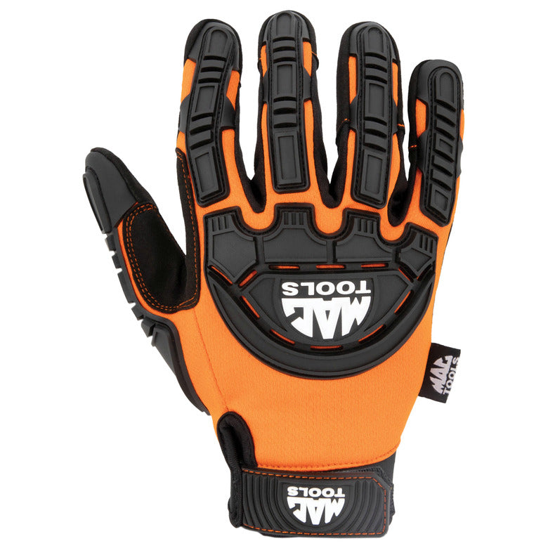 Impact Gloves - Hi-Visibility Orange - XX-Large