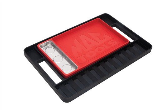 2-PC. Silicone Tray Set - Red
