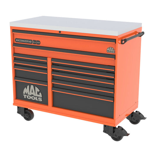 Macsimizer® HD Workstation 56" - Judge Orange-Matte Black
