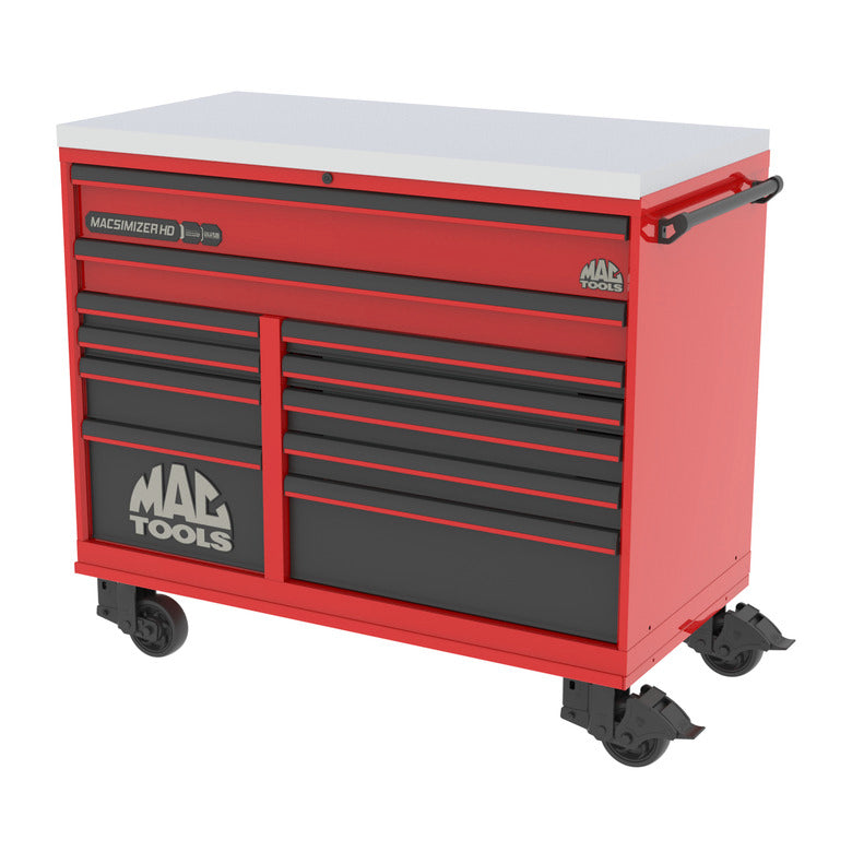 Macsimizer® HD Workstation 56" - Supercar Red-Matte Black