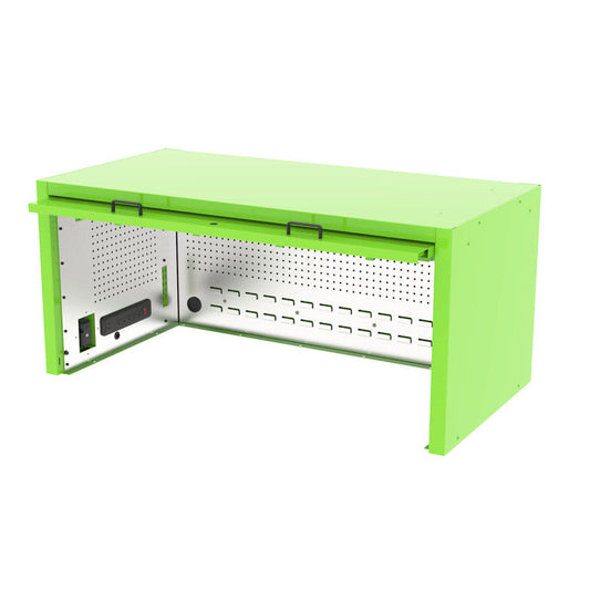 Macsimizer® HD Powered Top Hutch 56" - Demon Green-Matte Black