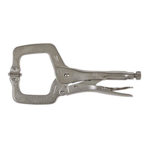 Locking C-Clamp with Swivel Pad 11"