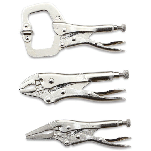 3-PC. Locking Pliers Set