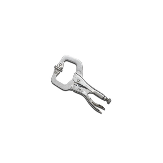 Locking C-Clamp with Swivel Pad 4"
