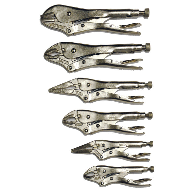 6-PC. Compact Locking Pliers Set