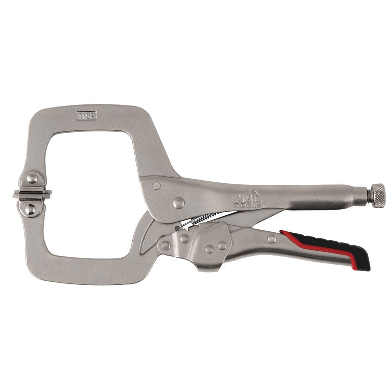 11" C-Clamp With Swivel Pads Fast Release Locking Pliers