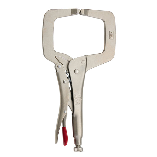 11" C-Clamp Trigger Release Locking Pliers - Red