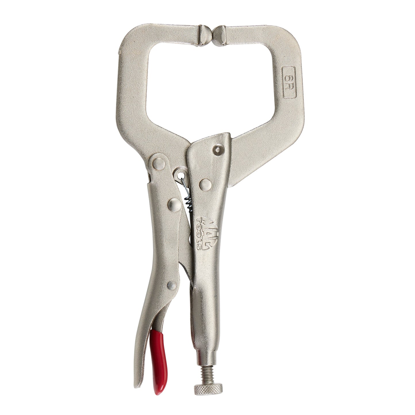 6" C-Clamp Trigger Release Locking Pliers - Red