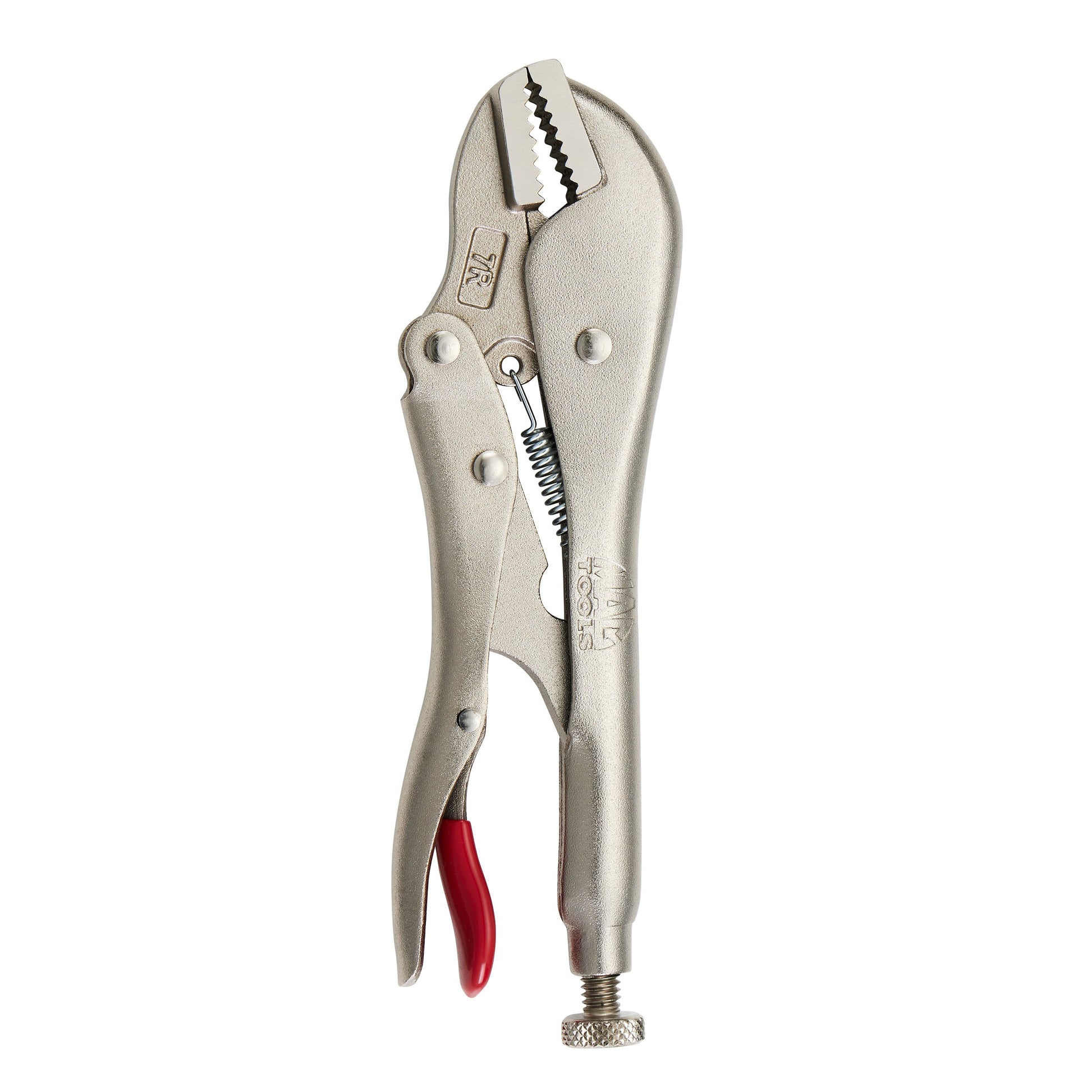 7" Straight Jaw Trigger Release Locking Pliers - Red