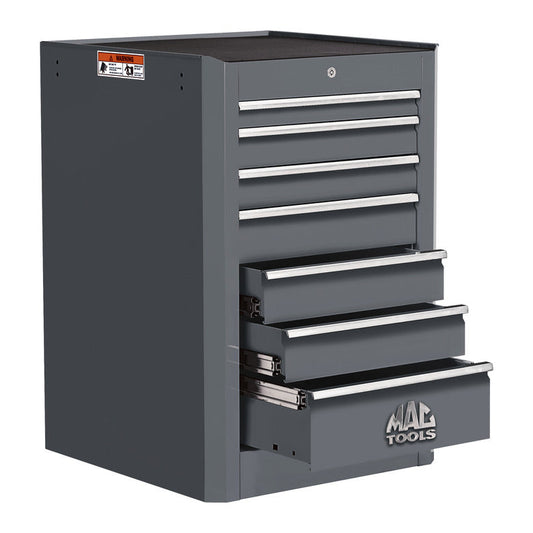 Macsimizer® 7-Drawer Side Box - Carbon Gray