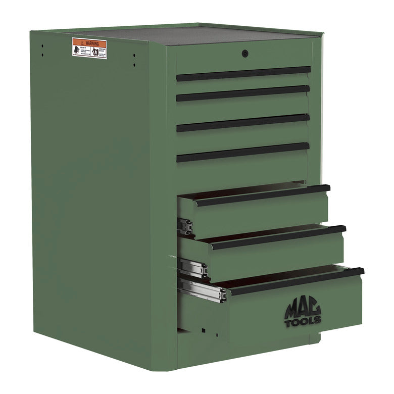 Macsimizer® 7-Drawer Side Box - Olive Green