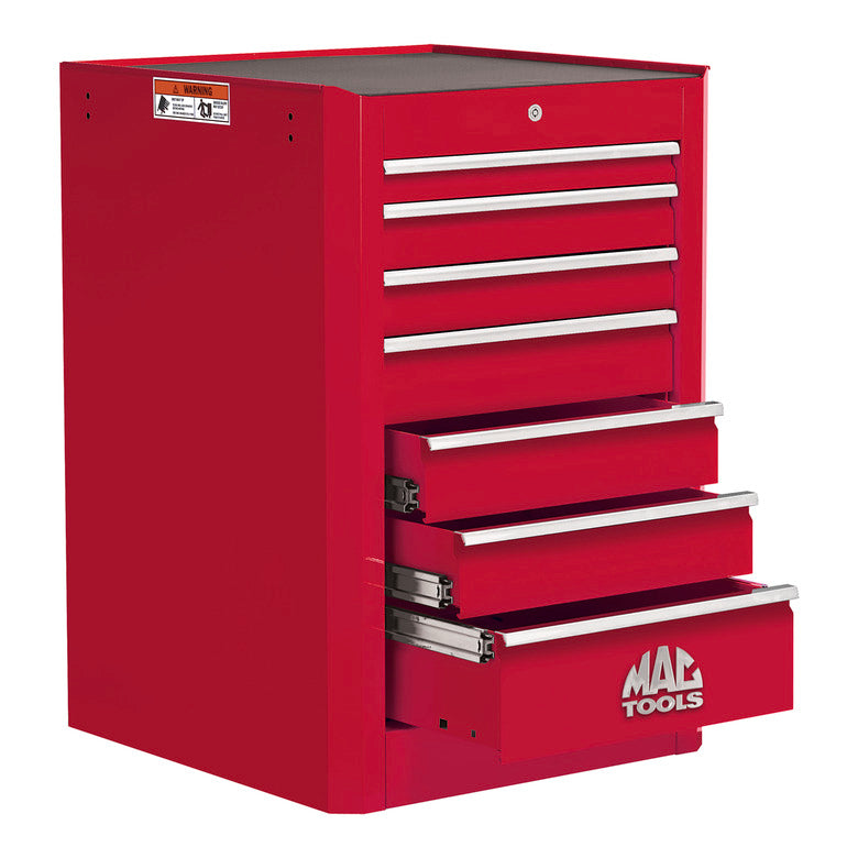 Macsimizer® 7-Drawer Side Box - Firebrick Red