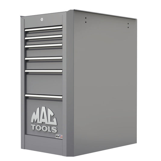 Macsimizer® 6-Drawer Side Box with PowerTech™ Drawer - Mica Gray