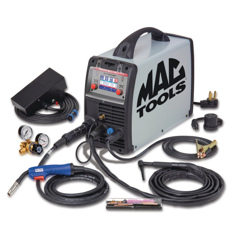 Synergic 200-Amp MIG/TIG/STICK 3-in-1 Welder