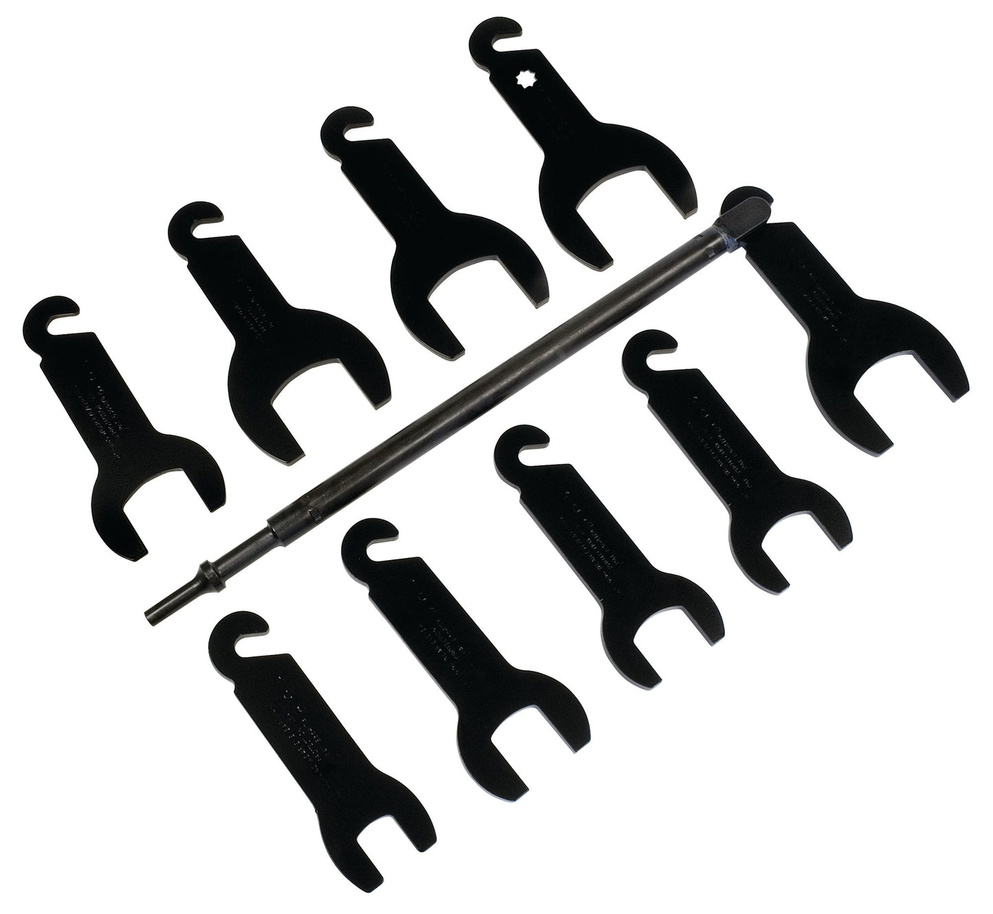 10-PC. Pneumatic Fan Clutch Wrench Set