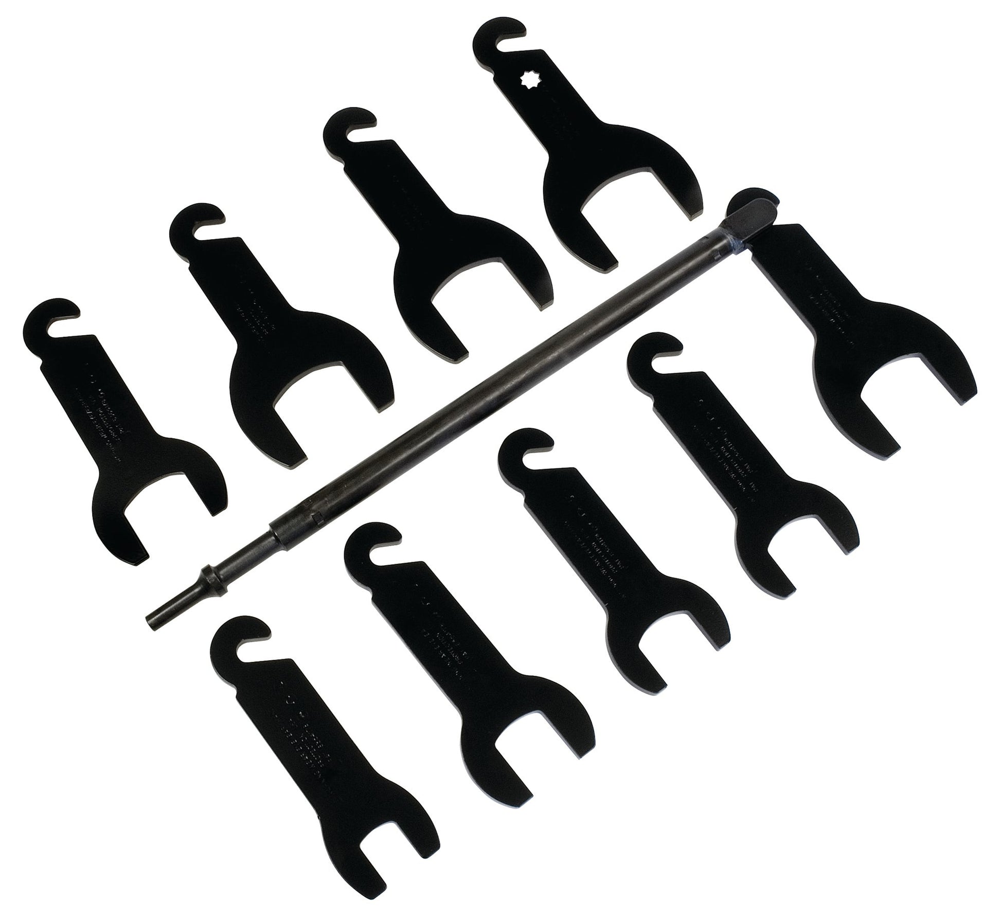 10-PC. Pneumatic Fan Clutch Wrench Set