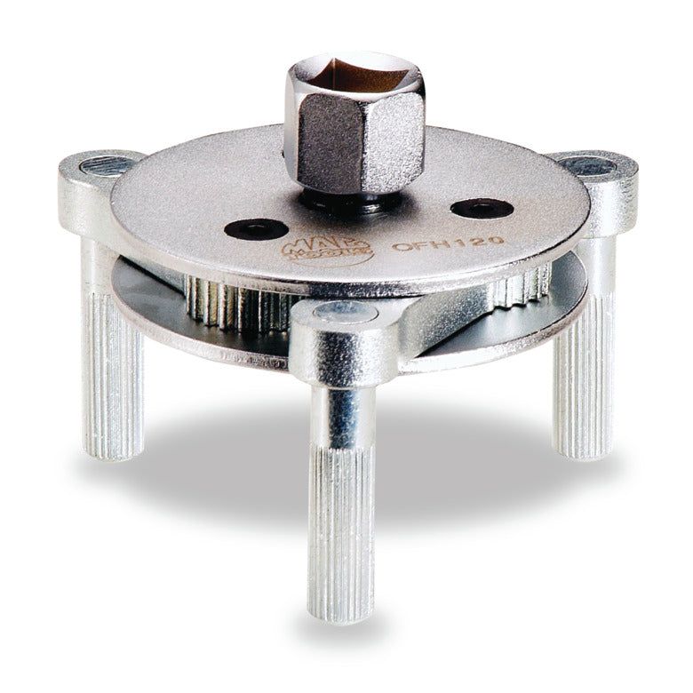 Self-Gripping 3-Prong Oil Filter Wrench 3-1/8" - 4-3/4"