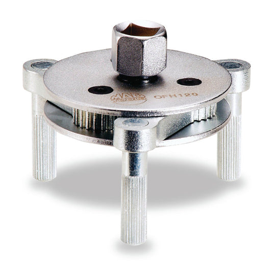 Self-Gripping 3-Prong Oil Filter Wrench 3-1/8" - 4-3/4"