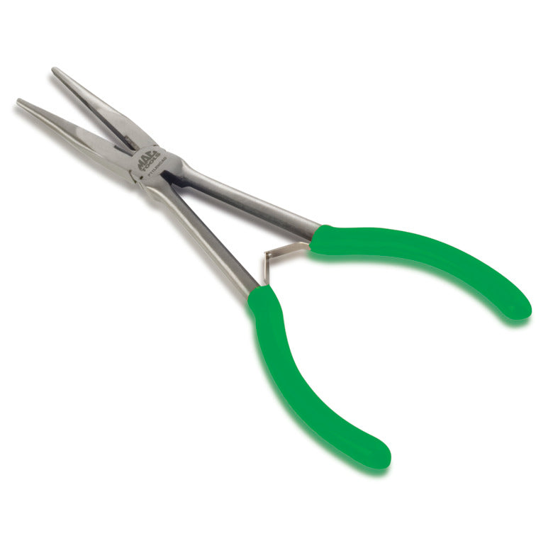 Long-Reach Long-Nose Pliers with Cutter 11" - Green