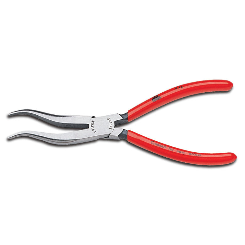 Mechanic's Cranked Nose Pliers - 8"