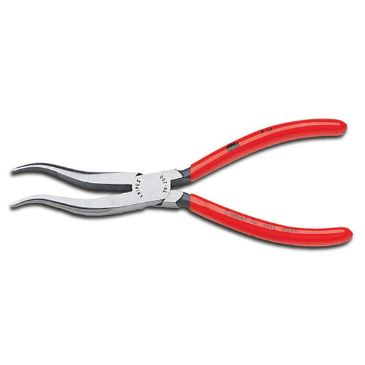 Mechanic's Cranked Nose Pliers - 8"