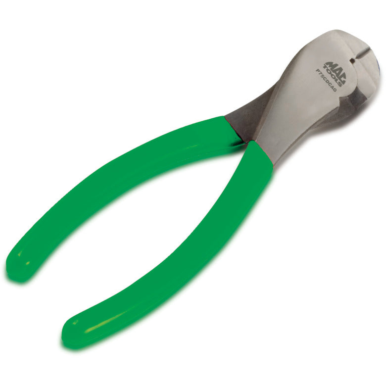 Bent-Nose Diagonal Cutting Pliers 8" - Green