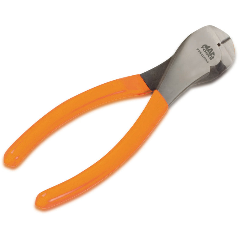 Bent-Nose Diagonal Cutting Pliers 8" - Orange