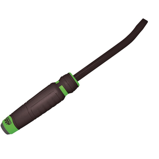 Capped Comfort-Handle 3/8" Curved-Head Pry Bar 12" Green