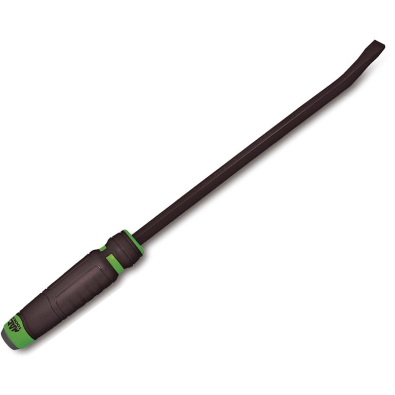 Capped Comfort-Handle 3/8" Curved-Head Pry Bar 17" Green