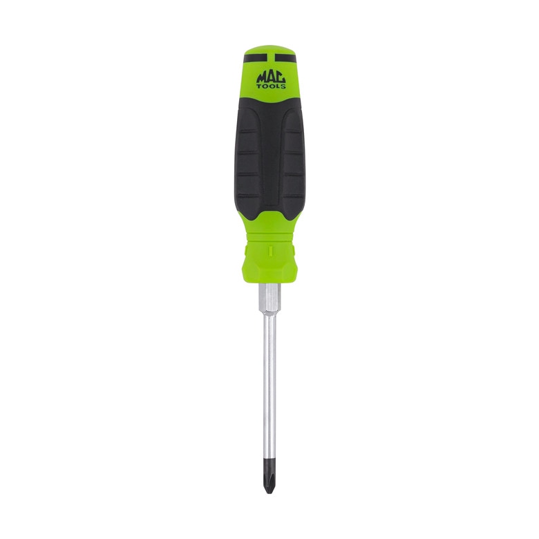 Mac-Grip™ Phillips® Screwdriver #2-Phillips x 4" - Green