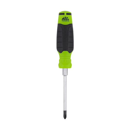 Mac-Grip™ Phillips® Screwdriver #2-Phillips x 4" - Green